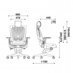 SILLA EJECUTIVA MADAGASCAR GRIS